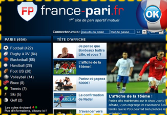 France-Pari.fr, paris sportifs en ligne.